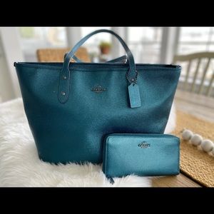Coach Purse with Matching Wallet